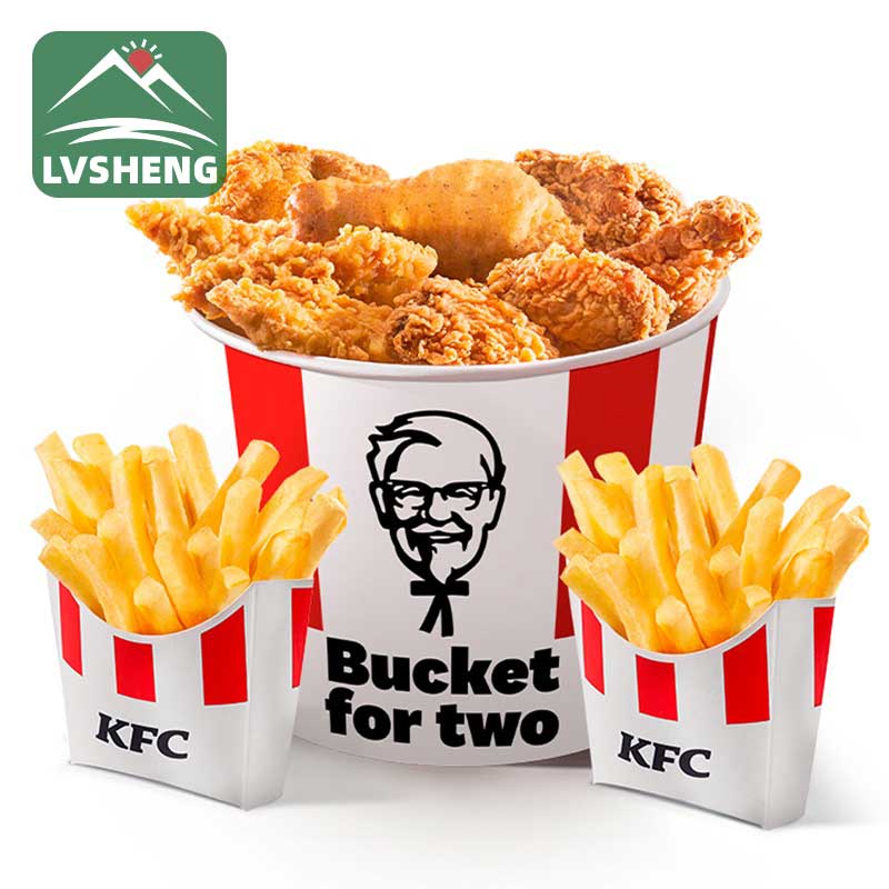 종이 그릇 양동이 KFC